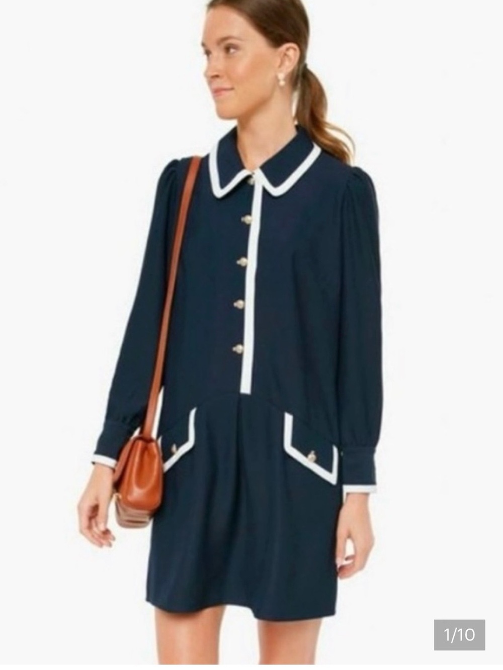 Tuckernuck Everly Contrast-Trim Dress